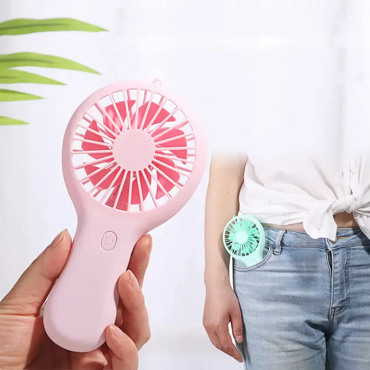 Compact 800mAh Rechargeable Pocket Fan | Bowlift