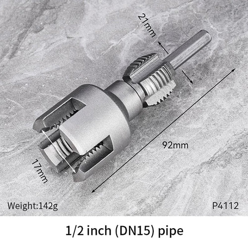 BowLift | Pipe Threading Tool | Dual-Function Internal & External Threads | 40Cr Alloy Steel | 1/2