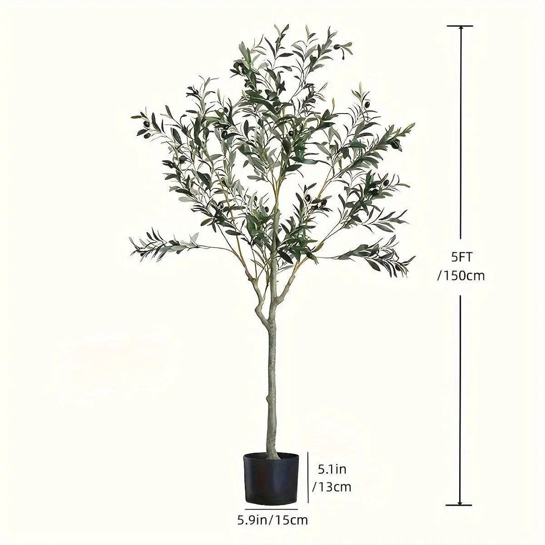BowLift | OlivaLeaf - Lifelike Olive Tree Decoration