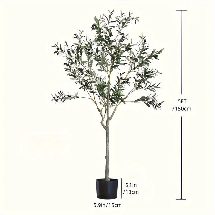 BowLift | OlivaLeaf - Lifelike Olive Tree Decoration