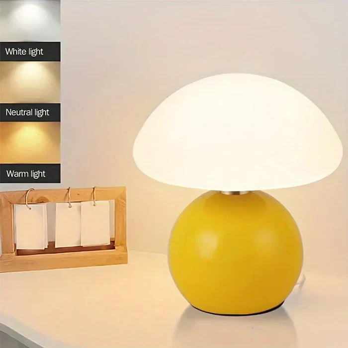 BowLift | Cream Mushroom Lamp - French Vintage Lamp