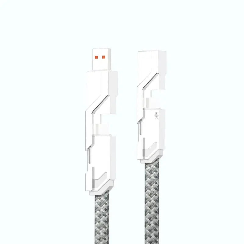 BowLift | 4-in-1 Multi-device Charging Cable — Fast Charging with Anti-tangle Design
