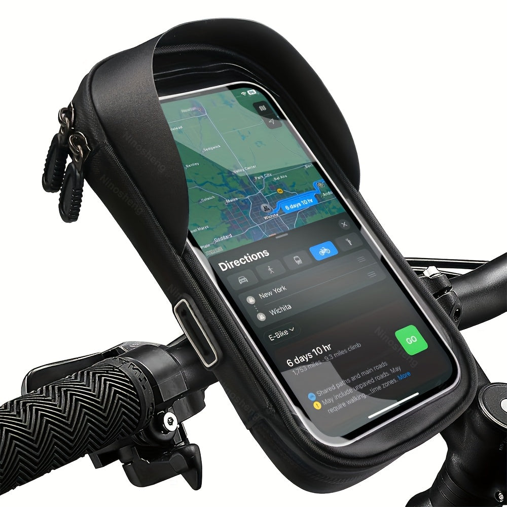 Waterproof Phone Holder for Bicycle and Motorcycle – 360° Rotatable and Suitable for 4.5–6.4 Inches | Bowlift