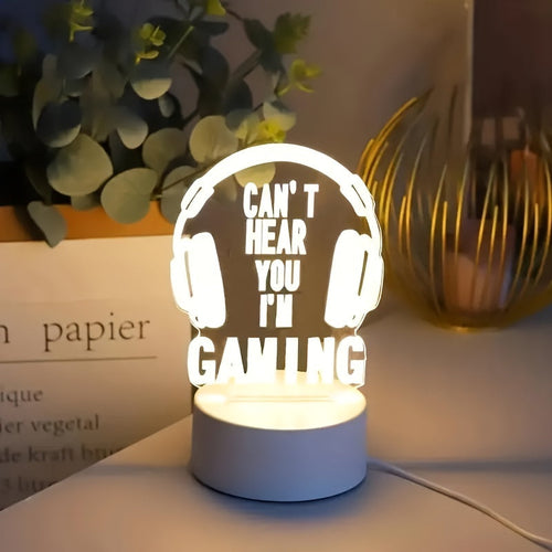GameLamp - Compact LED Table Lighting with USB Bowlift