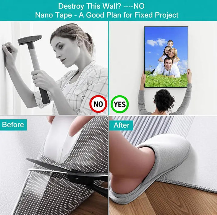 Nano double-sided adhesive tape for home & office | Bowlift