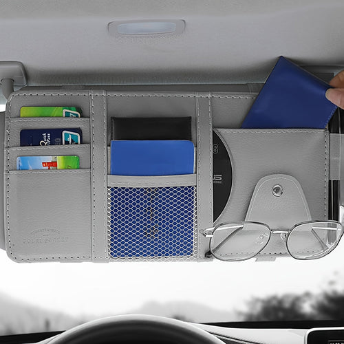 Sunscreen Organizer Car made of PU Leather | Bowlift