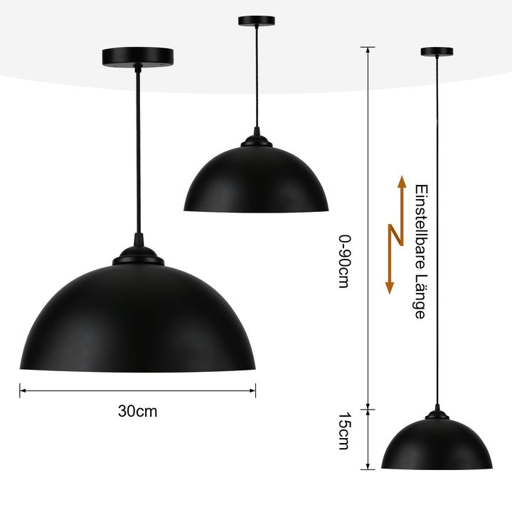 Retro Metal Lampshade 2 Pieces | Bowlift