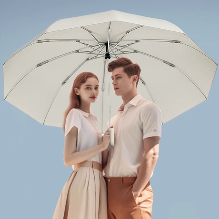 BowLift | Ring buckle umbrella, Reflective Safety Strip, Sturdy Windproof, Travel Portable