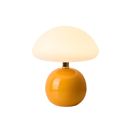 BowLift | Cream Mushroom Lamp - French Vintage Lamp
