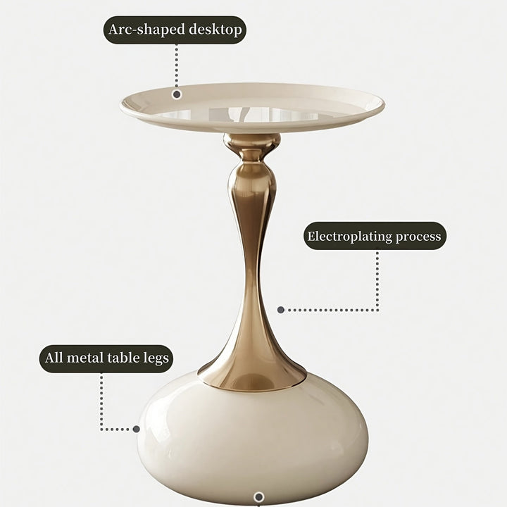 Modern side cabinet with ceramic base and metal legs – 55 cm high | Bowlift