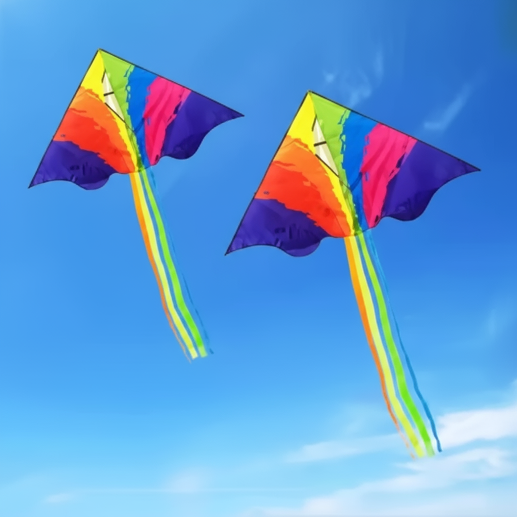 BowLift | Colorful Long Tail Outdoor Rainbow Kite