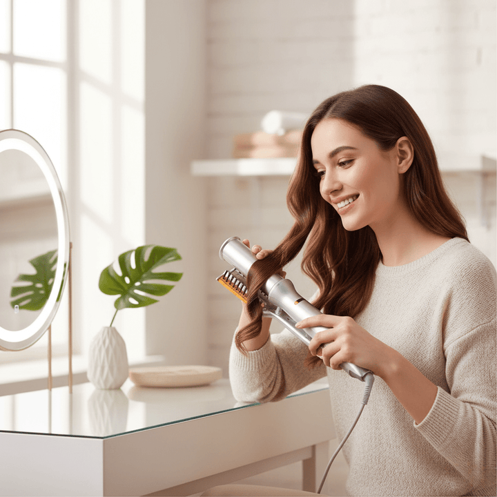 BowLift | 2-in-1 Rotating Hair Brush for Effortless Styling