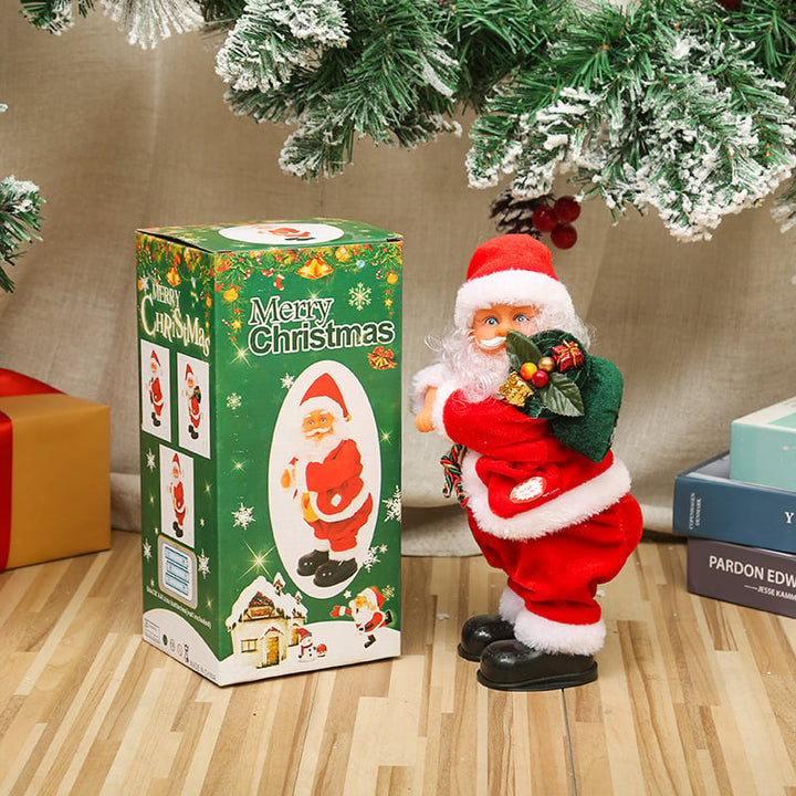 BowLift | Dancing & Singing Santa Claus | Movable Santa Figure with Music | Fun Christmas Decoration & Gift Idea