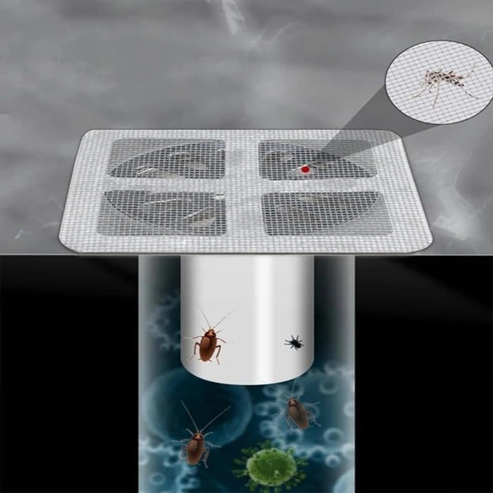 Disposable Drain Cover Stickers – Hair Catcher & Insect Blocker Bowlift