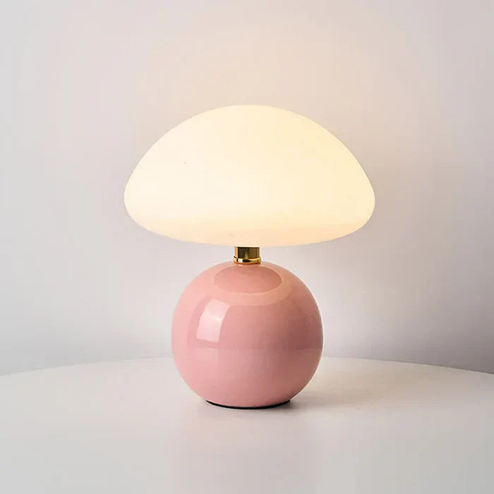 BowLift | Cream Mushroom Lamp - French Vintage Lamp
