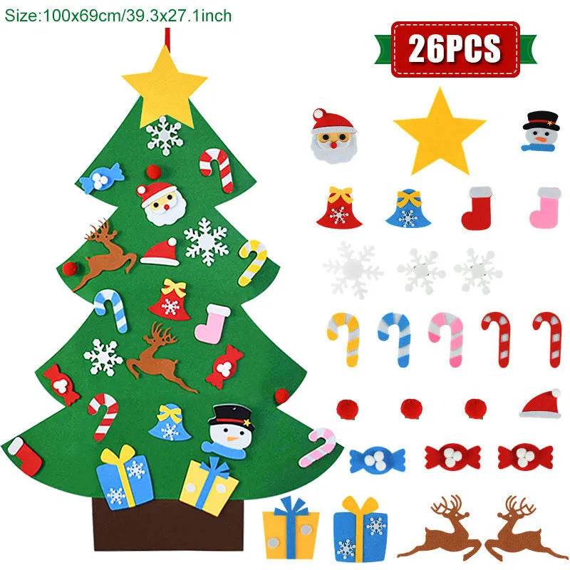 BowLift | DIY Felt Christmas Tree Ornaments For Kids
