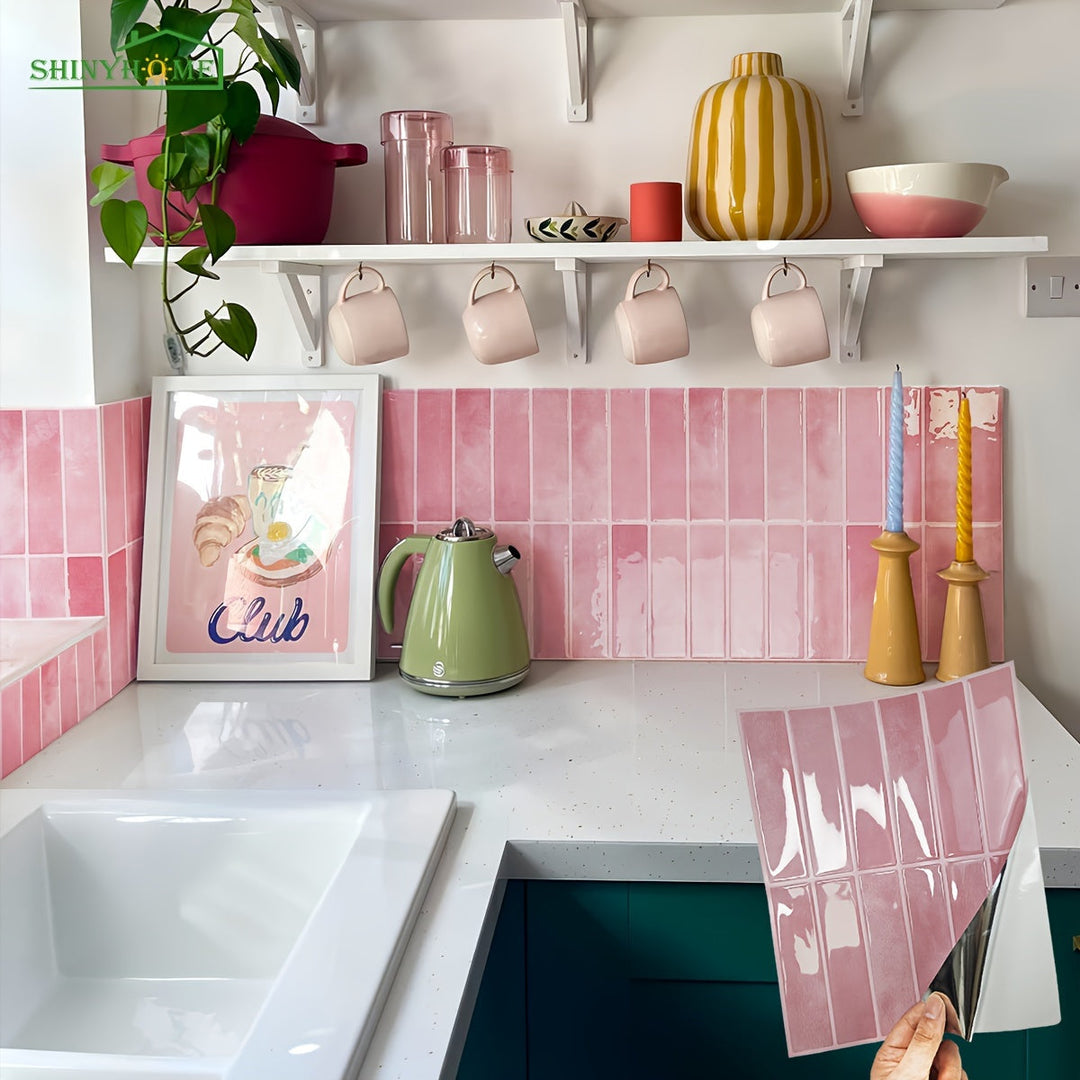 Self-adhesive 3D Wall Tile Panels for Kitchen and Bathroom | Bowlift