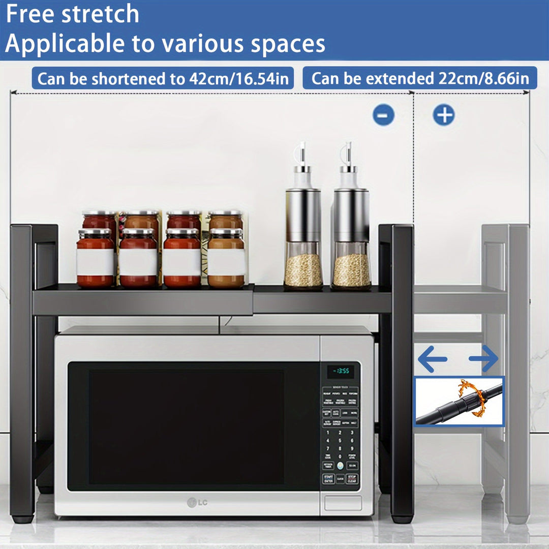 Expandable Microwave Shelf 2 Levels | Bowlift
