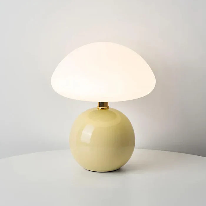 BowLift | Cream Mushroom Lamp - French Vintage Lamp