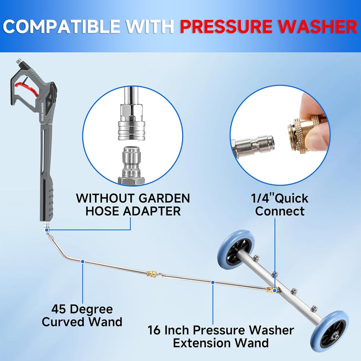 BowLift | AquaFlex - Pressure Washer Undercarriage Tool