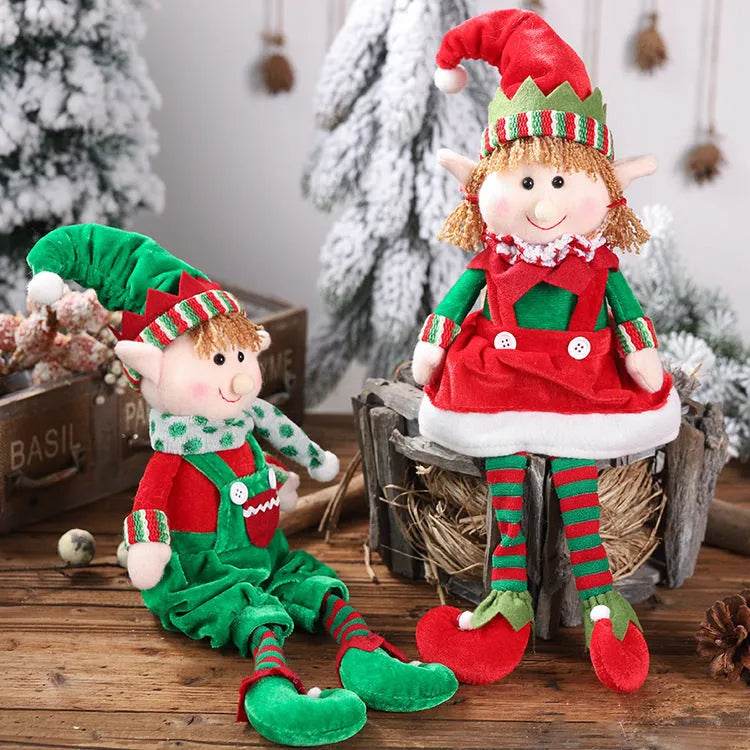 BowLift | Christmas Hanging Legs Sitting Doll Ornaments