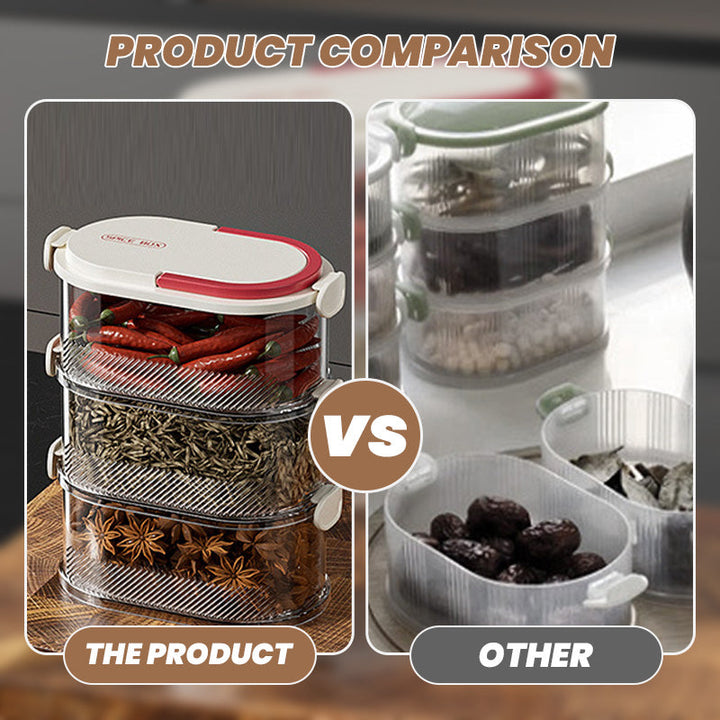 AromaNest — No more chaos, spice-fresh order at the press of a button | Bowlift