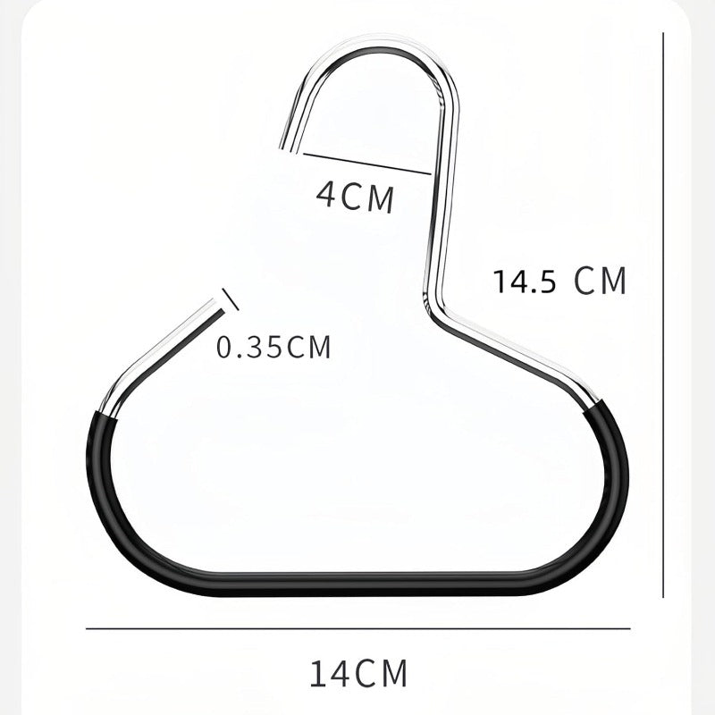 BowLift | Open-Ring Closet Hangers for Scarves, Hats & Accessories