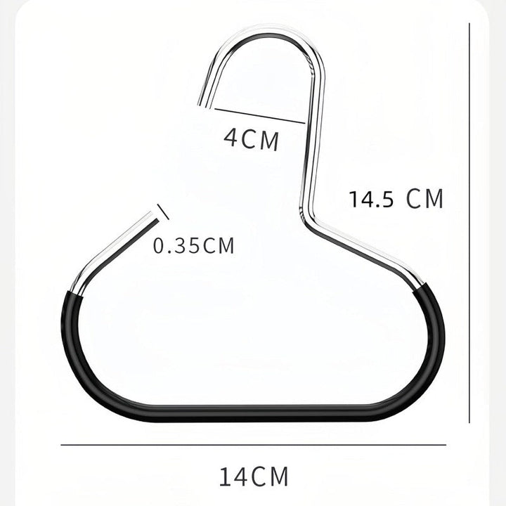 BowLift | Open-Ring Closet Hangers for Scarves, Hats & Accessories