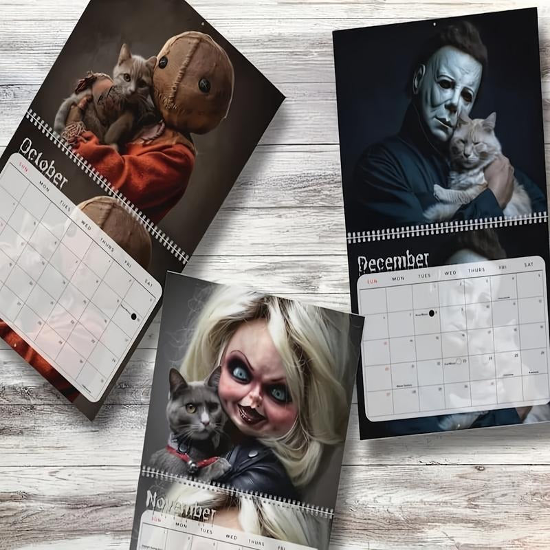 BowLift | Horror Cat Wall Calendar