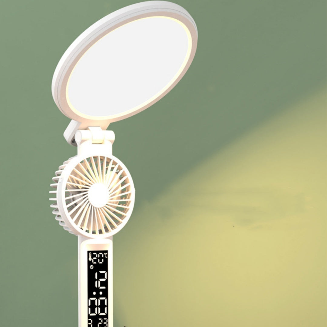 LED clock table lamp with USB. | Bowlift