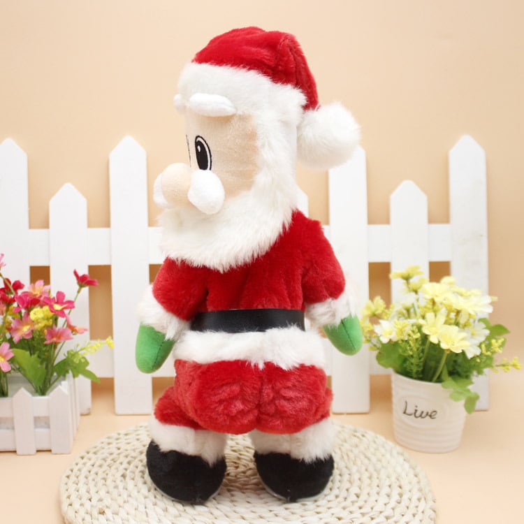 BowLift | Dancing Singing Santa Decoration | Animated Christmas Figure | Plays Festive Songs | Fun Holiday Gift Idea