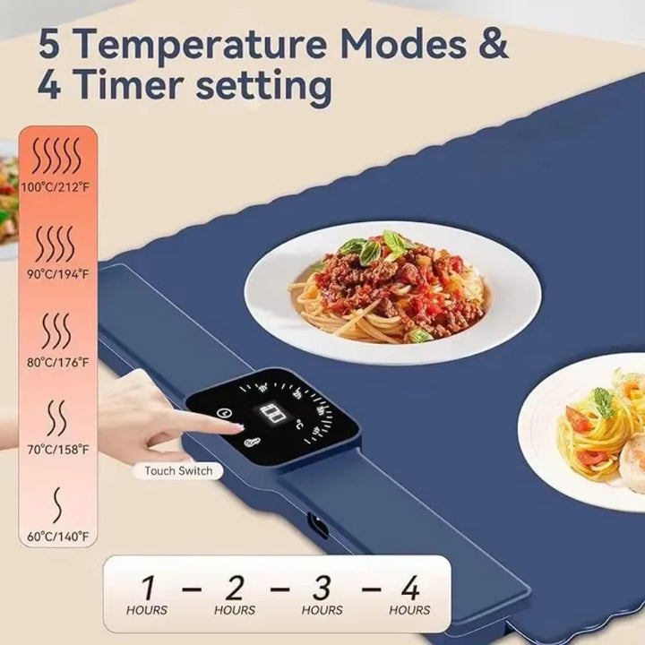 BowLift | Safe Heat Roll-Up Electric Food Warmer Mat