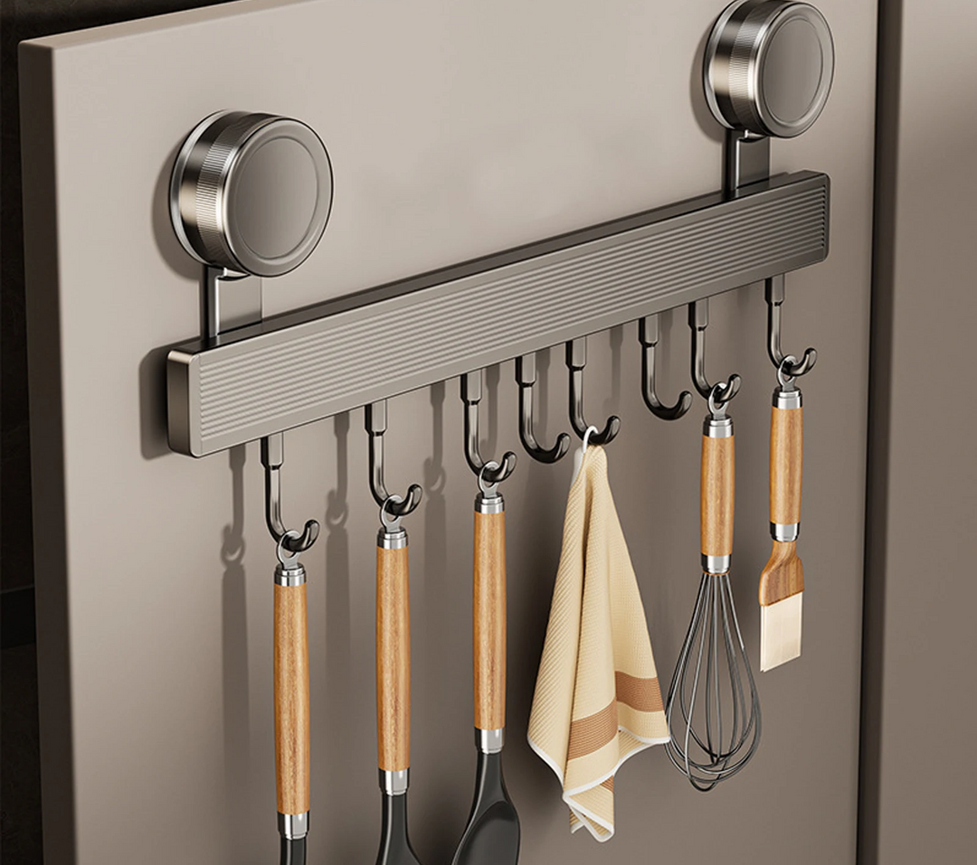 ChefSpace Kitchen Wall Hook Rail Bowlift