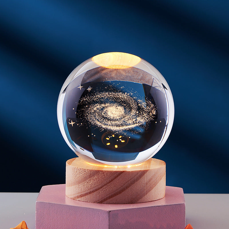 3D Crystal Ball Night Lamp Bowlift