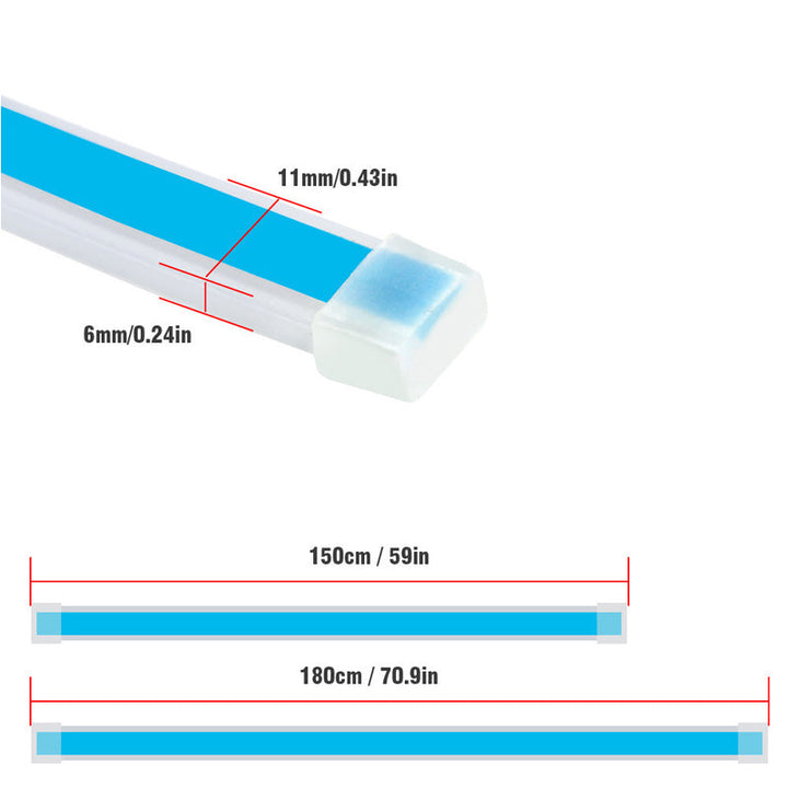Dynamic Car Mudguard LED Strip Bowlift