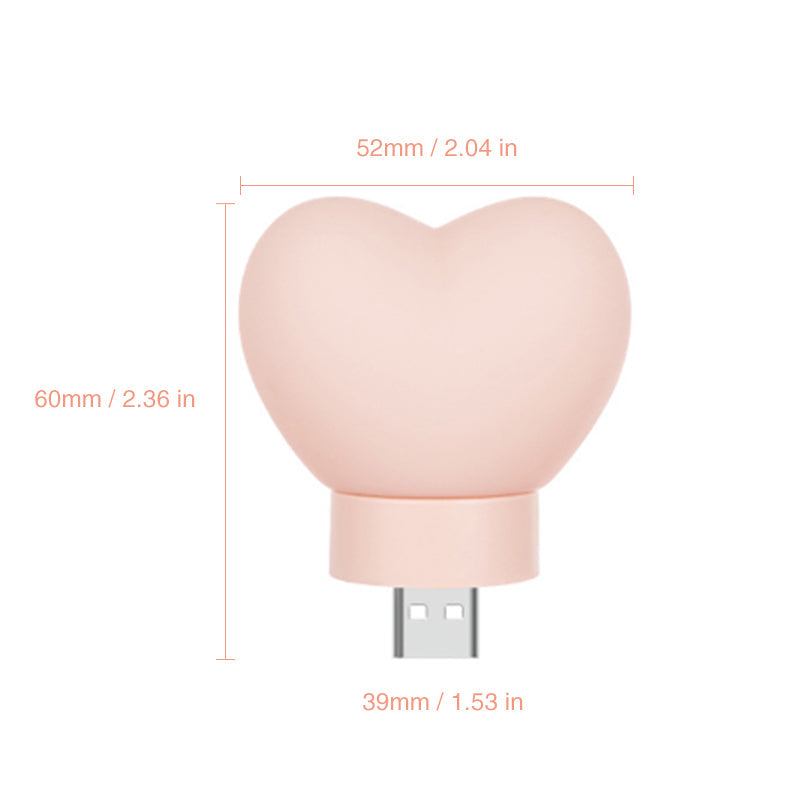 BowLift | Cute Heart Shaped Night Light