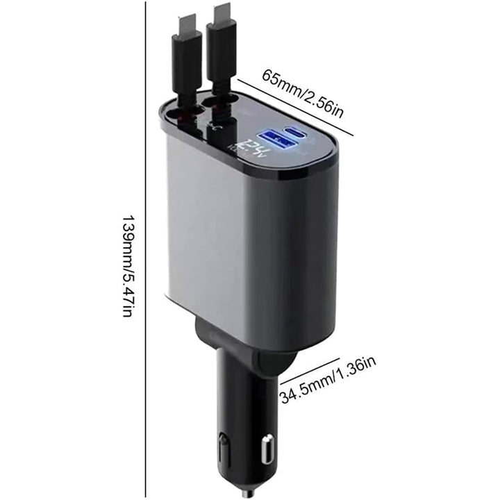 BowLift | 4 in 1 Fast Car Phone Charger