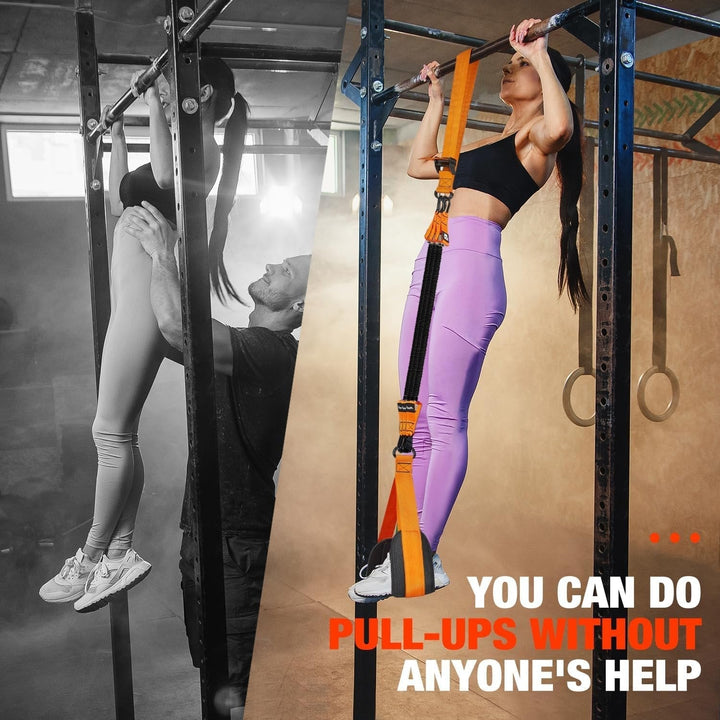 Pull-up assistance band with double foot system | Bowlift