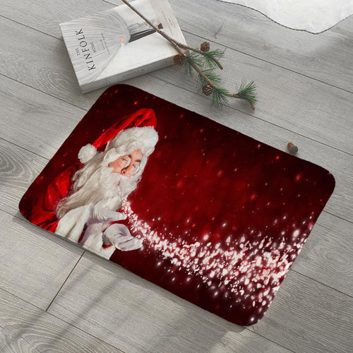 BowLift | Santa Claus Flannel Absorbent Floor Mat