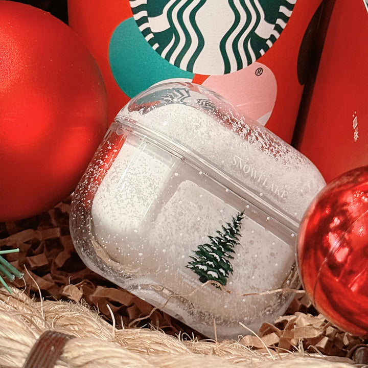 BowLift | Frosted Tree Protective Transparent AirPods Case