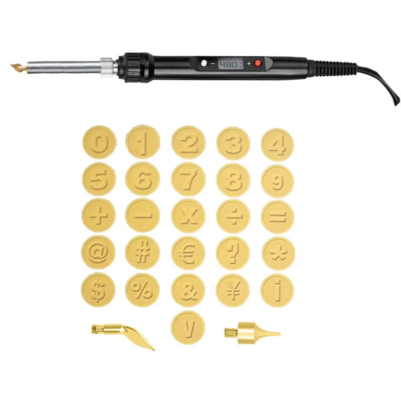 BowLift | 26 Letters Copper Mold —DIY Wood Burning/Carving Set