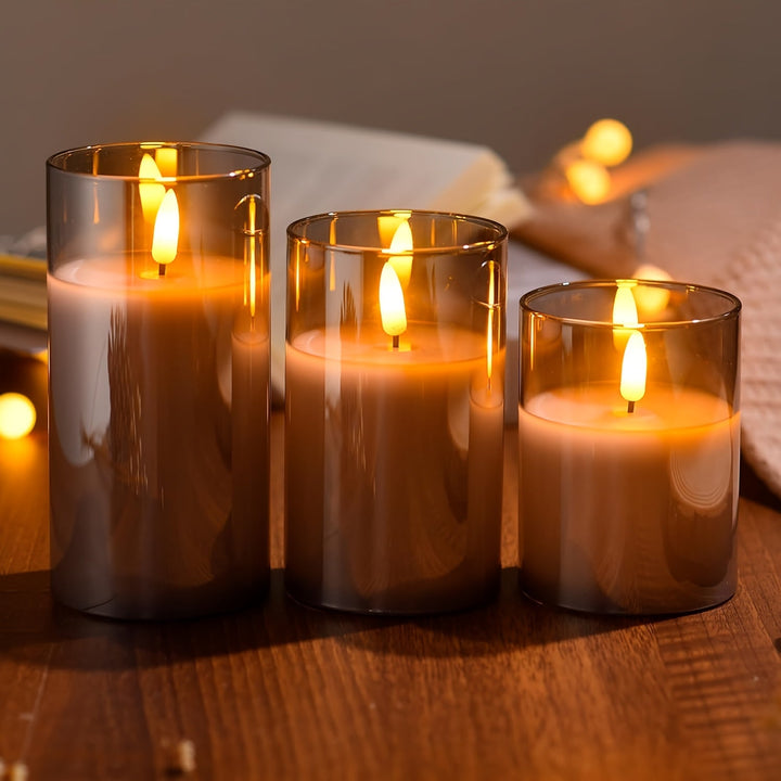 FlameFree LED Candle Set – Stylish Ambient Lighting for Indoor and Outdoor Bowlift