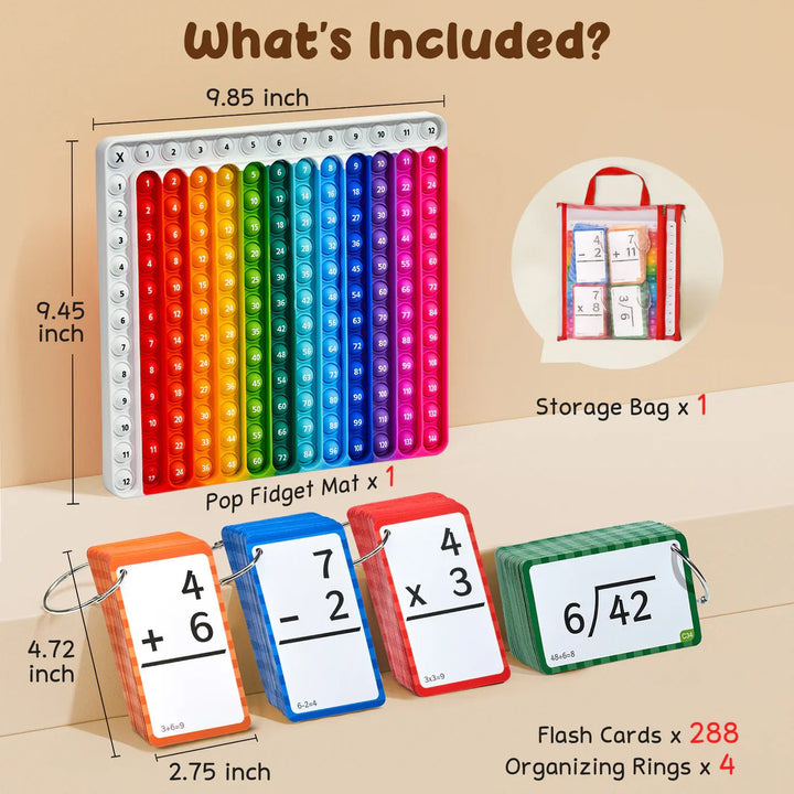 BowLift | Mathematics Flashcards and Pop Fidget Chart
