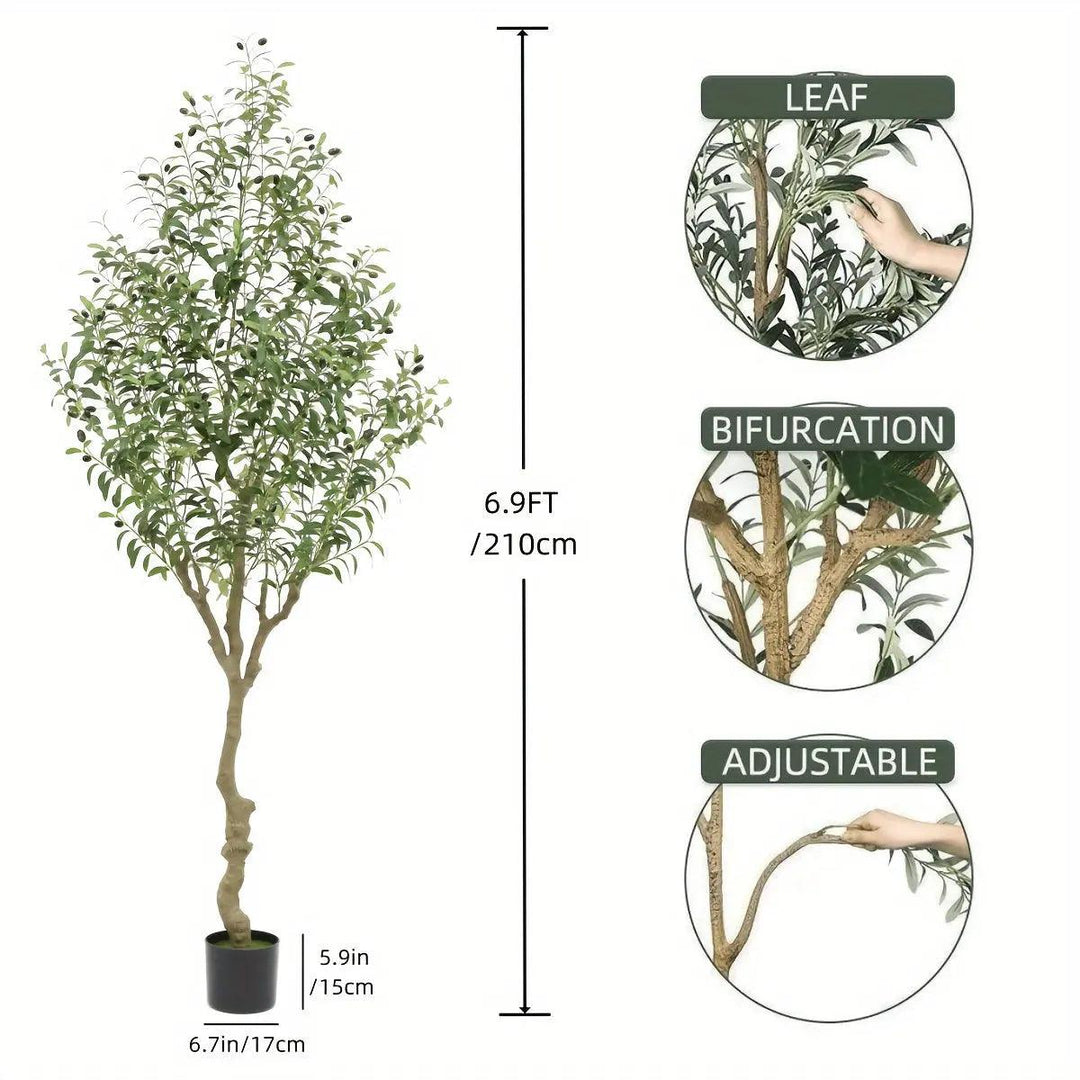BowLift | OlivaLeaf - Lifelike Olive Tree Decoration