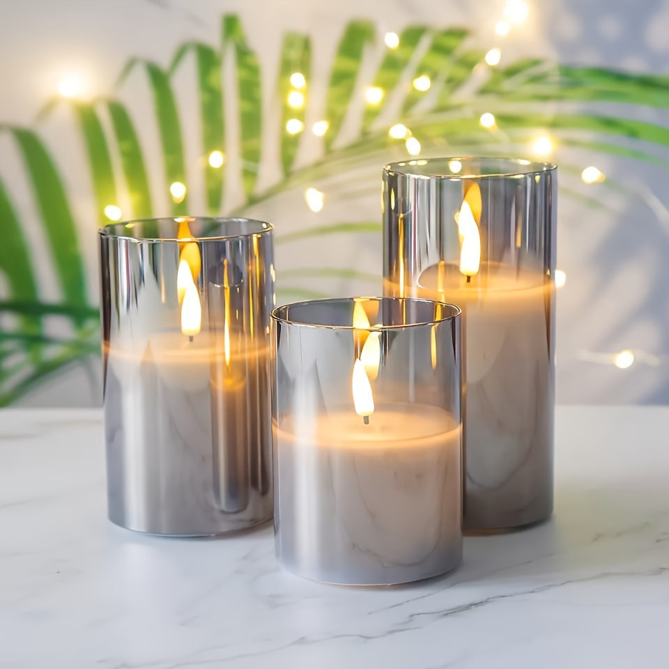 FlameFree LED Candle Set – Stylish Ambient Lighting for Indoor and Outdoor Bowlift