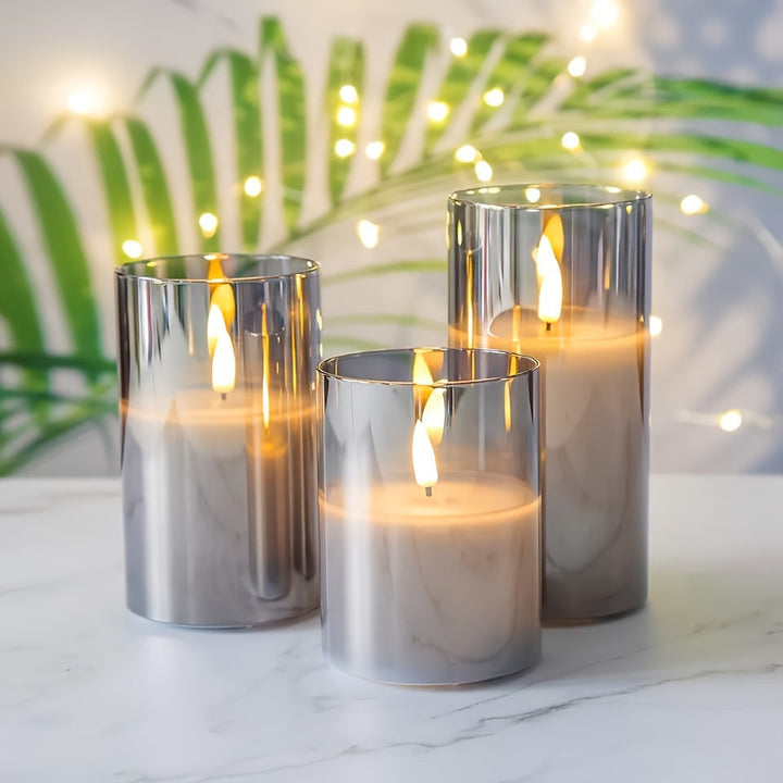 FlameFree LED Candle Set – Stylish Ambient Lighting for Indoor and Outdoor Bowlift