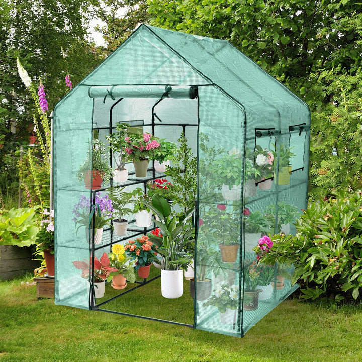 Greenhouse Film Greenhouse with Shelves | Bowlift