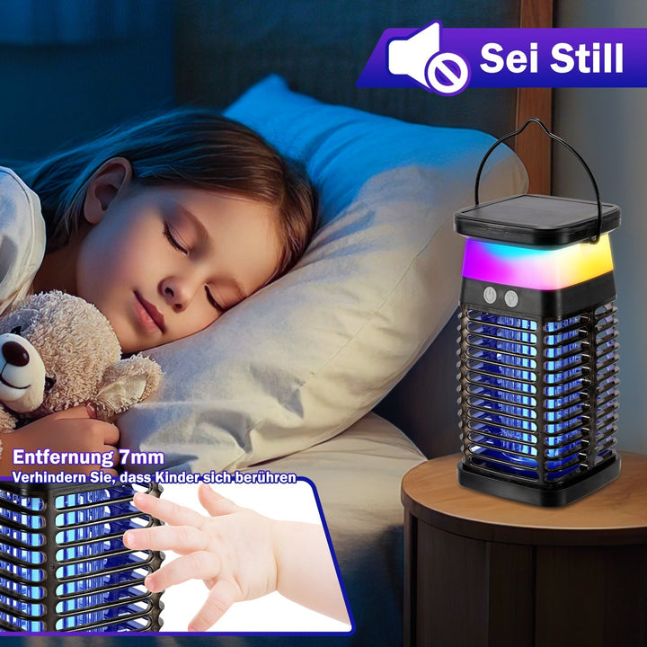 Solar Mosquito Repellent Lamp UV Light Mosquito Lamp RGB | Bowlift