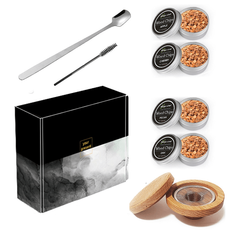 BowLift | Cocktail Smoker with 8 flavors -Bourbon Whiskey Gifts for Men