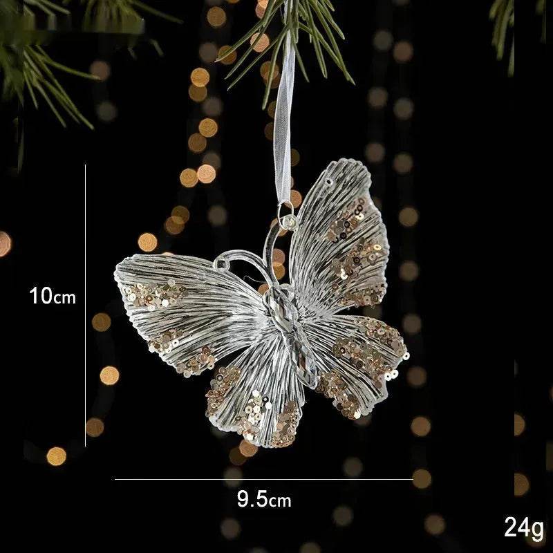 BowLift | Christmas Decorations Sequins Acrylic Transparent Pendant